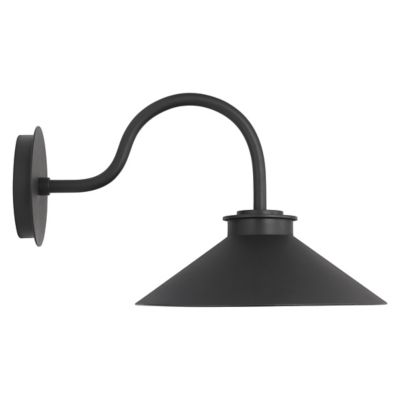 Shown in Textured Black finish, Large size, lit
