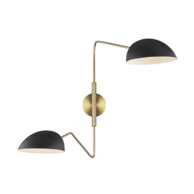 Jane 2 Light Wall Sconce (Midnight Black) - OPEN BOX
