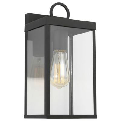 Howell Outdoor Wall Sconce (Textured Black|Small) - OPEN BOX