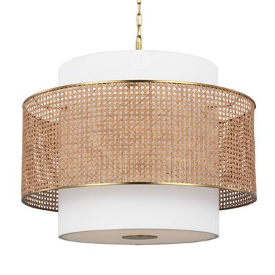 Sawyer Blonde Rattan Pendant