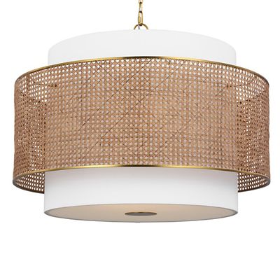 Sawyer Blonde Rattan Pendant