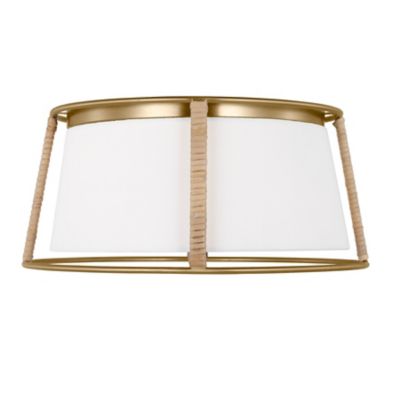 Cortes Flushmount (Satin Brass) - OPEN BOX