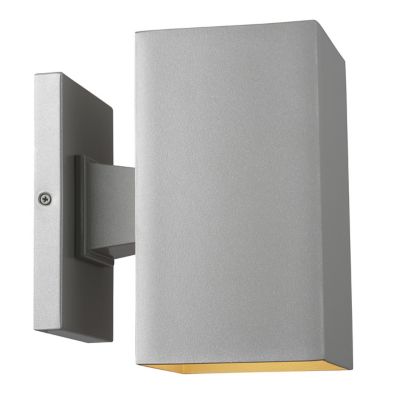 Pohl Outdoor Wall Sconce (Brushed Nickel|9 In|LED)-OPEN BOX