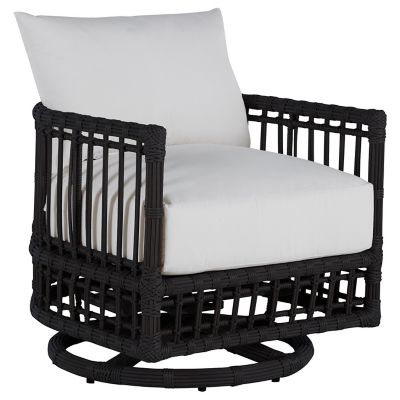 Newport Outdoor Barrel Swivel Chair