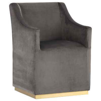 Zane Wheeled Dining Armchair
