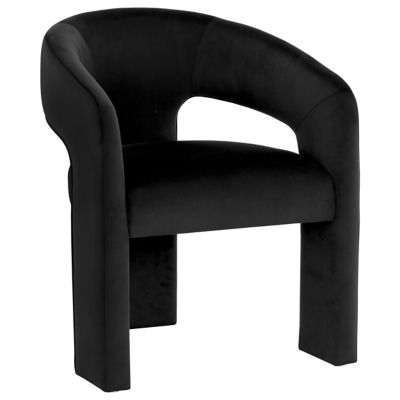 Isidore Dining Armchair (Abbington Black) - OPEN BOX
