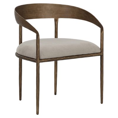 Zanatta Dining Armchair (Zenith Taupe Grey) - OPEN BOX