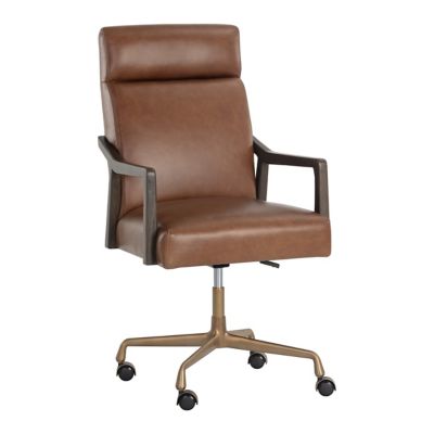 Collin Office Chair (Shalimar Tobacco Leather) - OPEN BOX