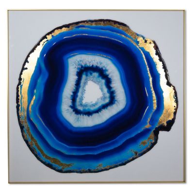 Blue Agate Framed Art