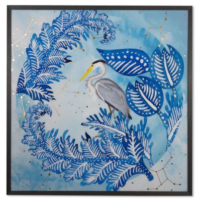 Blue Heron Framed Art