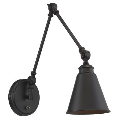 wall mount reading lamp swing arm