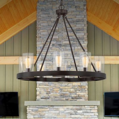 Inman 8-Light Indoor/Outdoor Chandelier by Savoy House at Lumens.com