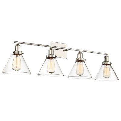 Drake Bath Bar (Polished Nickel|4 Lights) - OPEN BOX
