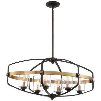 Kirkland Wide Chandelier by Savoy House at Lumens.com
