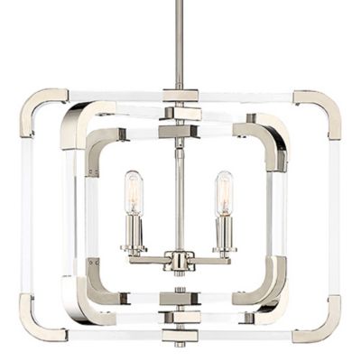 Rotterdam 4-Light Convertible Pendant/Semi-Flushmount