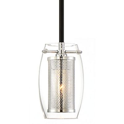 Dunbar Mini Pendant (Chrome with Black) - OPEN BOX