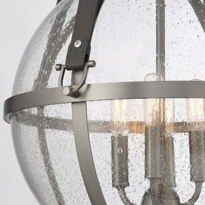 Shown in Antique Nickel finish, Large size, Detail view