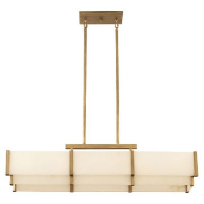 Shown in Distressed Gold finish, lit
