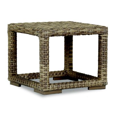 Havana Outdoor End Table (Medium Wood) - OPEN BOX