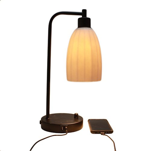 Dolan Table Lamp with Phone Charger