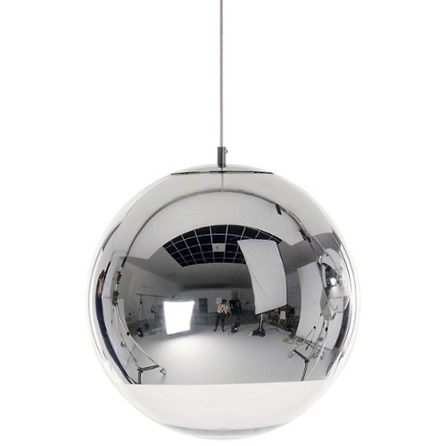 Mirror Ball Pendant Light(Chrome/15.7In Dia)-OPEN BOX RETURN