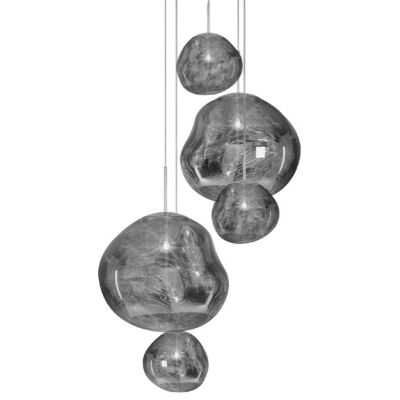 Melt Large Round Multi-Light Pendant by Tom Dixon at Lumens.com