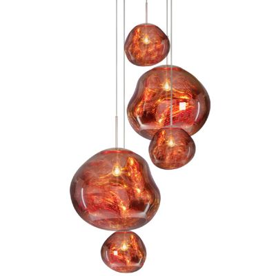 Melt Large Round LED Multi-Light Pendant