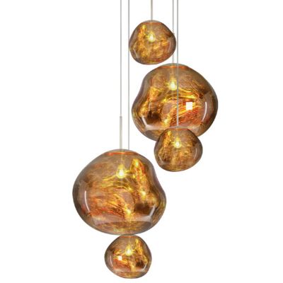 Melt Large Round Multi-Light Pendant by Tom Dixon at Lumens.com