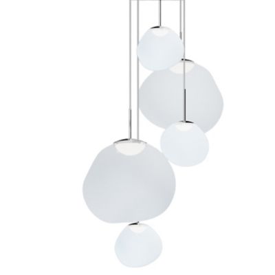 Melt Large Round LED Multi-Light Pendant