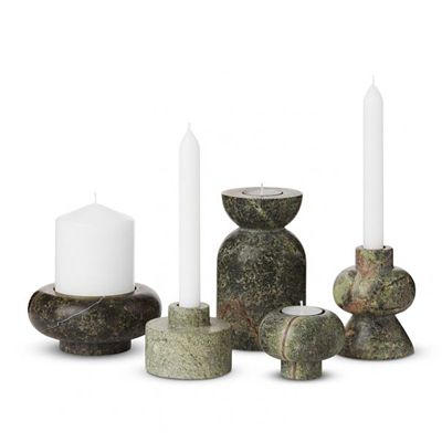Rock Candleholder, Set of 5