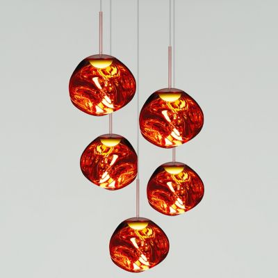 Melt Mini Round LED Multi-Light Pendant