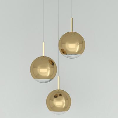 Mirror Ball Round LED Multi-Light Pendant