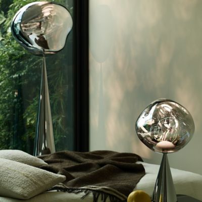 Shown in Silver finish, Silver Base finish, in use