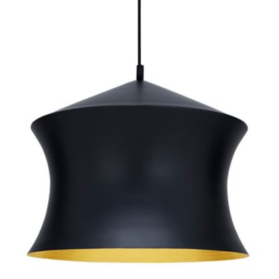 Beat Waist LED Pendant Light (Black) - OPEN BOX