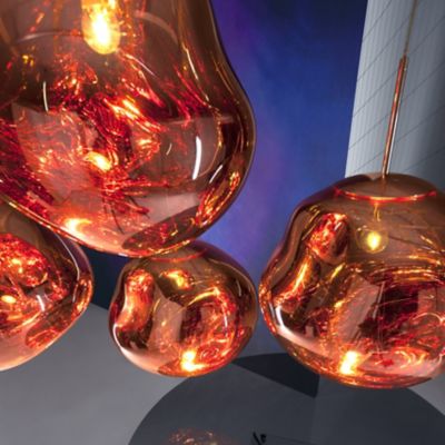 Shown lit in Copper finish, Large size