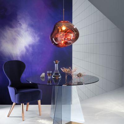 Shown lit in Copper finish, Large size