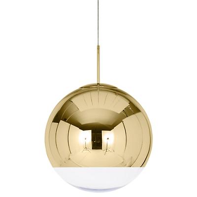 Mirror Ball LED Pendant Light Gold