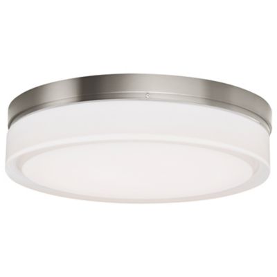 Cirque LED Large Satin Nickel 3000K Flushmount