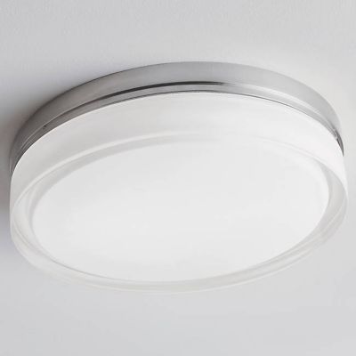 Cirque LED Large Satin Nickel 3000K Flushmount