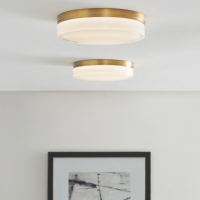 Cirque LED Large Satin Nickel 3000K Flushmount