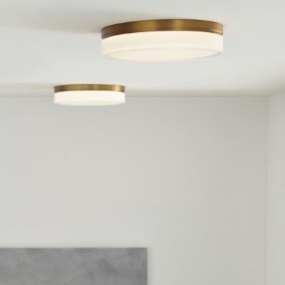 Cirque LED Large Satin Nickel 3000K Flushmount