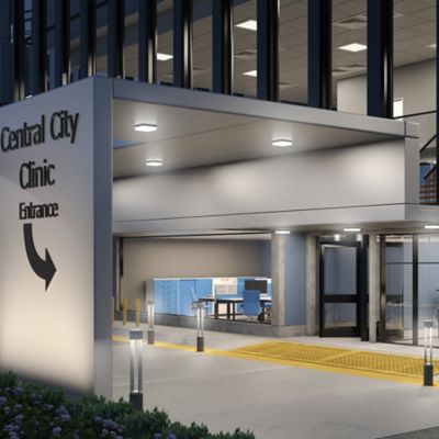 Turbo Outdoor Bollard Landscape Light