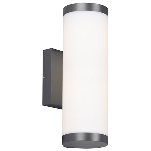Gage 15 LED Outdoor Wall Sconce (Charcoal/3000) - OPEN BOX