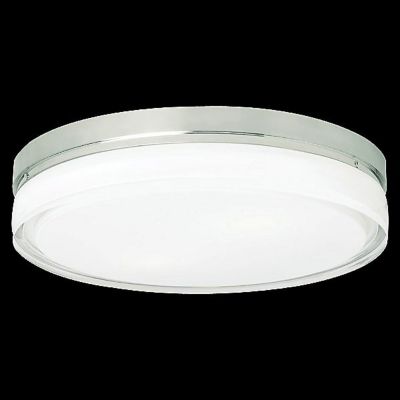Cirque LED Large Chrome 3000K Flushmount