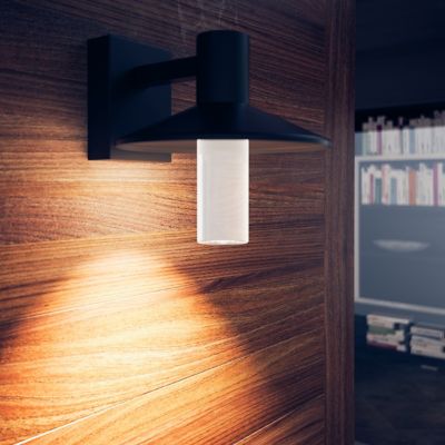 Ash Cylinder Outdoor Wall Sconce