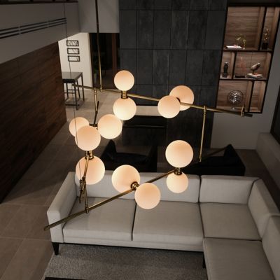 ModernRail Geometric Linear Suspension