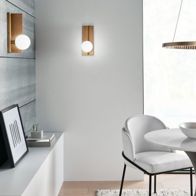 Shown in Natural Brass finish, in use, lit