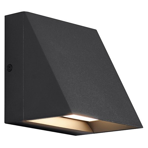 Pitch Indoor/Outdoor Wall Sconce (Black/5 In/120 V)-OPEN BOX