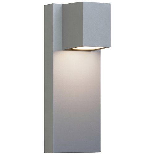 Quadrate Outdoor Wall Sconce (Silver) - OPEN BOX RETURN