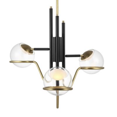 Wythe Glass Chandelier 6-Light Medium